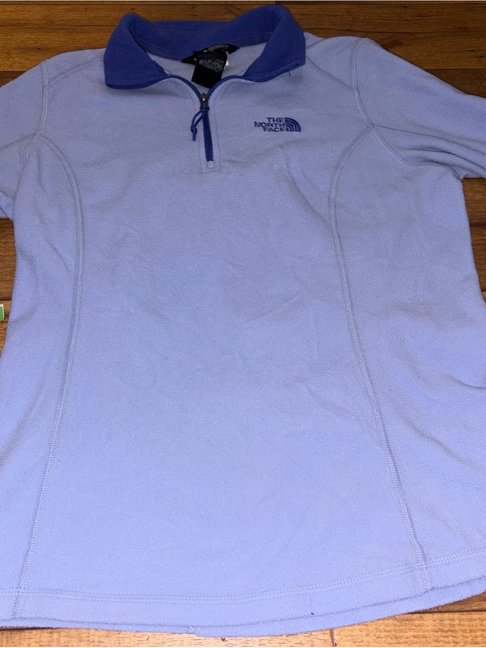 The North Face womens Light Lavender Quarter-Zip Fleece